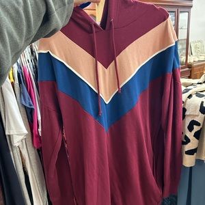 Tunic hoodie size L